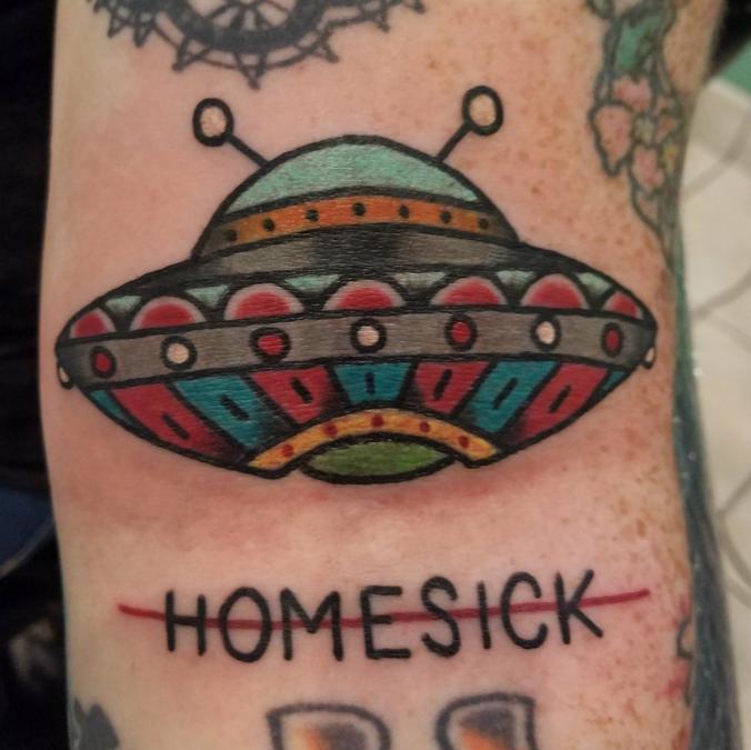 Tattoo Columbus Ohio Curtis Shepherd- Tattoo Homesick UFO 