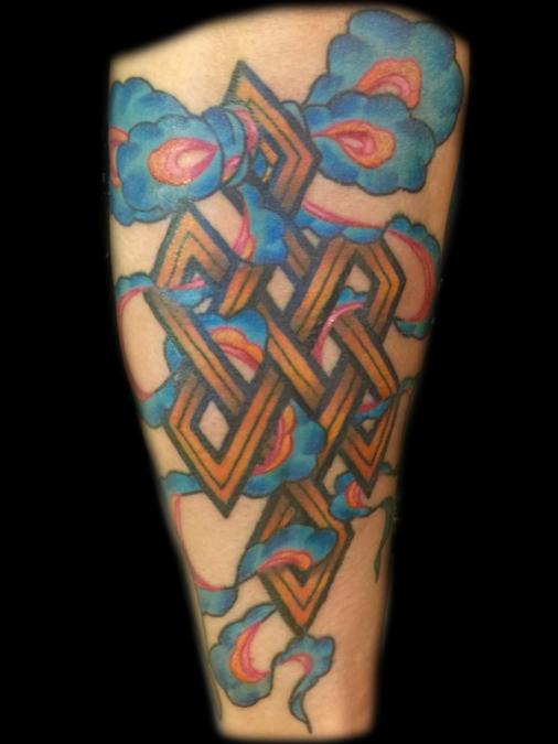 Tattoo Columbus Ohio Billy Hill - Tattoo Tibetan Knot 
