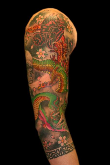 Tattoo Columbus Ohio Billy Hill - Tattoo Dragon