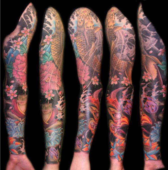 Tattoo Columbus Ohio Billy Hill - Tattoo Arm