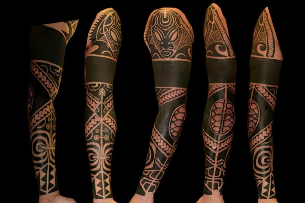 Tattoo Columbus Ohio Billy Hill - Tattoo Borneo Sleeve