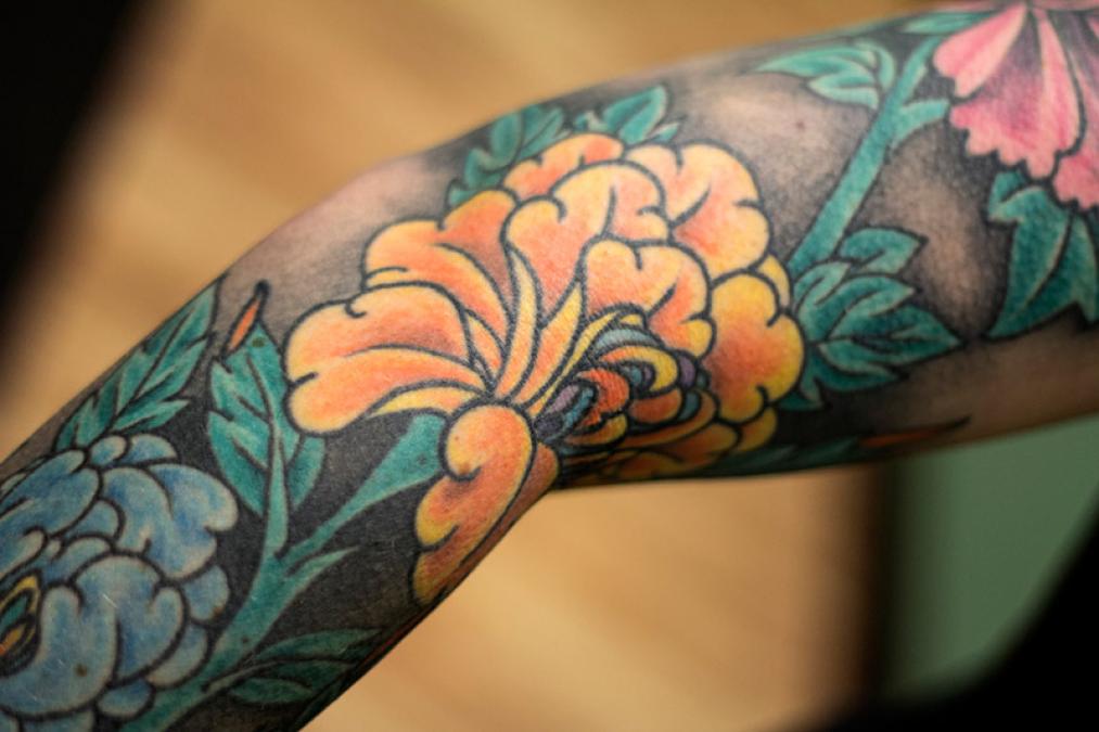 Tattoo Columbus Ohio Billy Hill - Tattoo Flowers