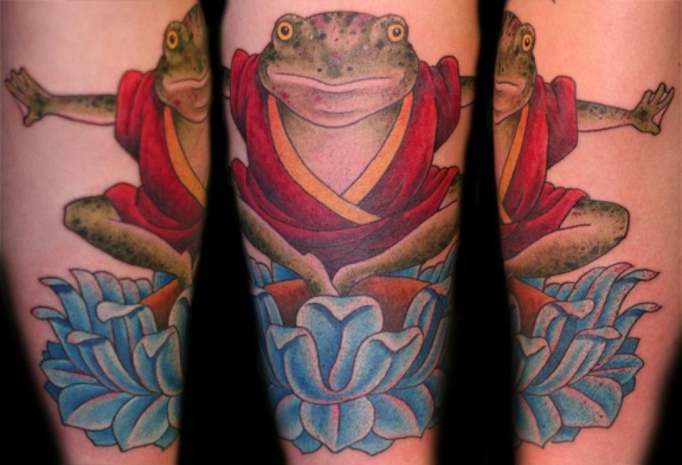 Tattoo Columbus Ohio Billy Hill - Tattoo Frog Buda