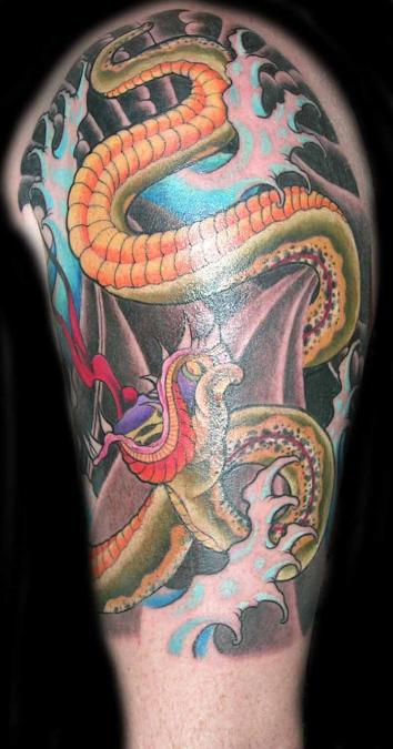 Tattoo Columbus Ohio Billy Hill - Tattoo Snake