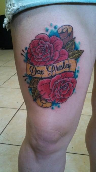 Tattoo Columbus Ohio Curtis Shepherd - Tattoo Dax Presley