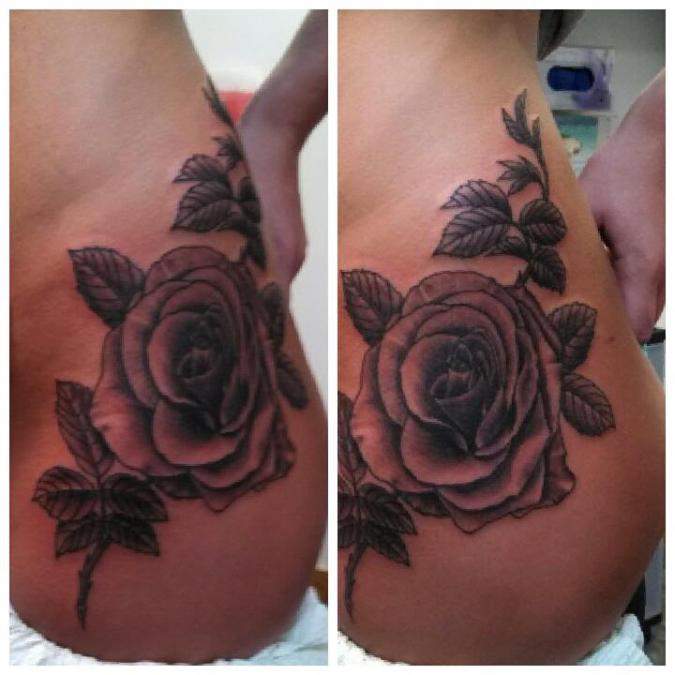 Tattoo Columbus Ohio Curtis Shepherd - Tattoo Rose